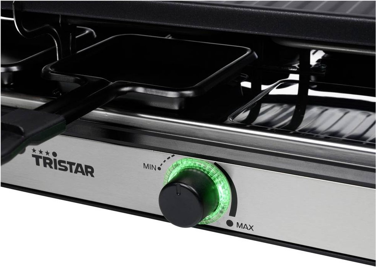 Gourmetstel voor 8 personen, 1400W, 42x23cm Bakplaat - 58% Korting