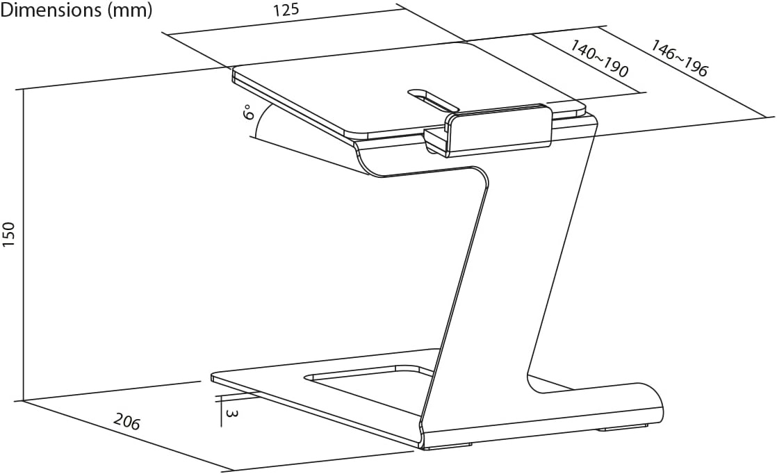 Luidsprekerstandaard Set (2 stuks) | 6° Kantel | 10kg | 28% Korting