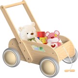 Houten Loopwagen Baby/Peuter - Natuurlijk - 34% Korting