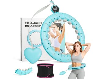 Smart Hoelahoep Blauw met Gewichtsbal - 28% Korting!
