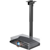 Inklapbare Projectorbeugel Plafond/Muur - Verstelbaar - Zwart - 33% Korting