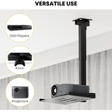 Inklapbare Projectorbeugel Plafond/Muur - Verstelbaar - Zwart - 33% Korting