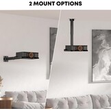 Inklapbare Projectorbeugel Plafond/Muur - Verstelbaar - Zwart - 33% Korting