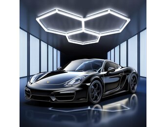 Hexagonale LED Plafondlamp Garage 34% Korting