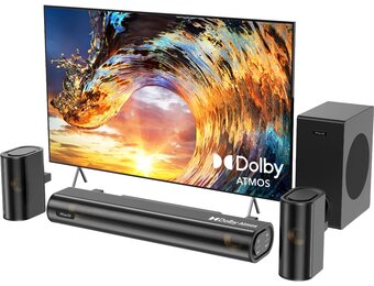 Soundbar HiElite A41 4.1 met Dolby Atmos, 300W & 5.25" Subwoofer (35% Korting)