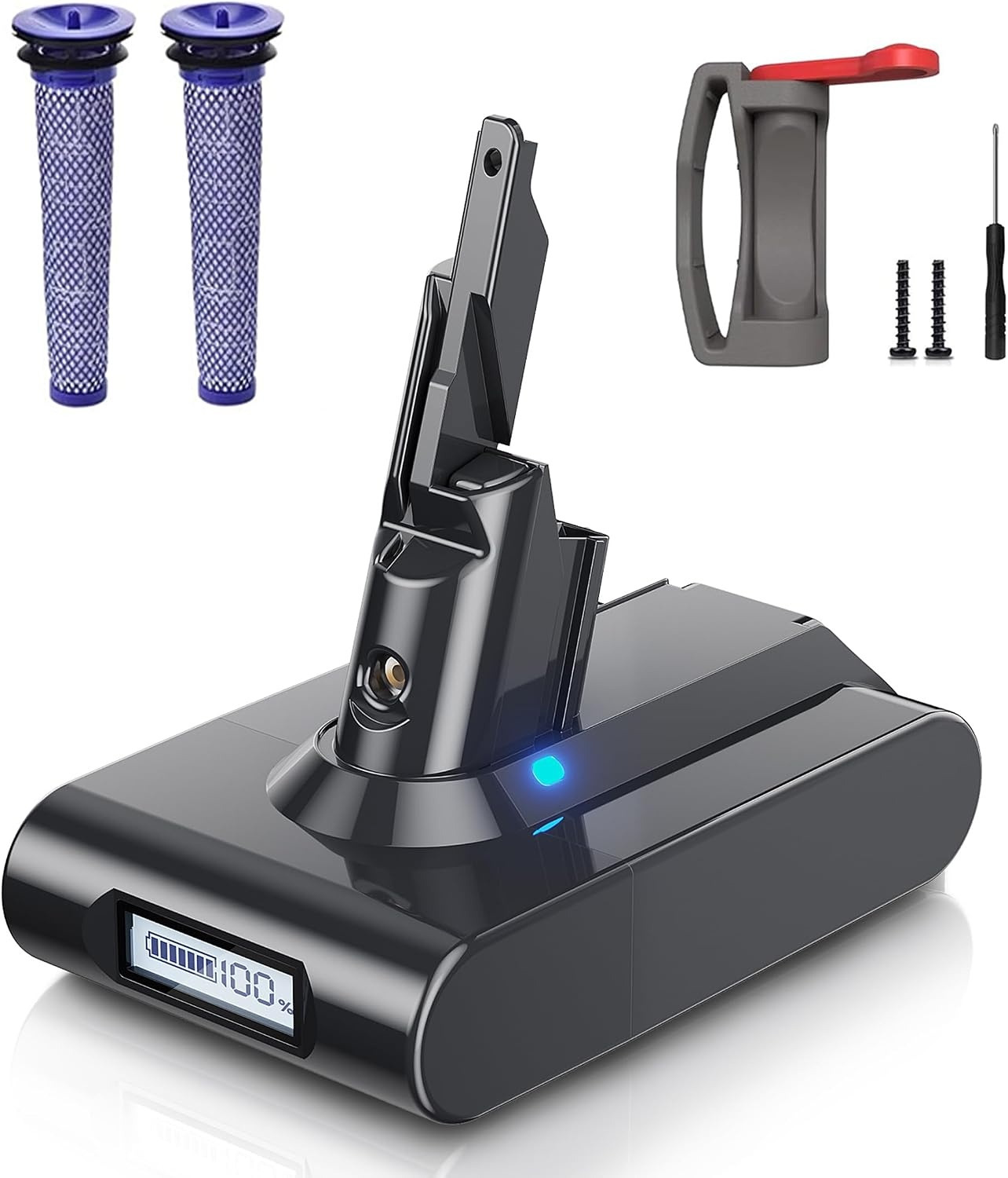 Opgewaardeerde V6 Batterij voor Dyson stofzuigers - 33% Korting!