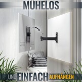 RICOO TV muurbeugel televisiehouder S1222 zwenkbaar kantelbaar televisiebeugel voor 30-55 inch flatscreen OLED gebogen monitor tot 30 kg VESA 200 x 200 mm wandhouder zwart