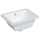 Moderne Witte Rechthoekige Wastafel 39x30 cm Keramiek - 86% Korting!