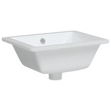 Moderne Witte Rechthoekige Wastafel 39x30 cm Keramiek - 86% Korting!