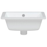 Moderne Witte Rechthoekige Wastafel 39x30 cm Keramiek - 86% Korting!