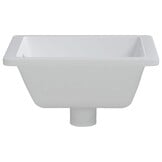 Moderne Witte Rechthoekige Wastafel 39x30 cm Keramiek - 86% Korting!