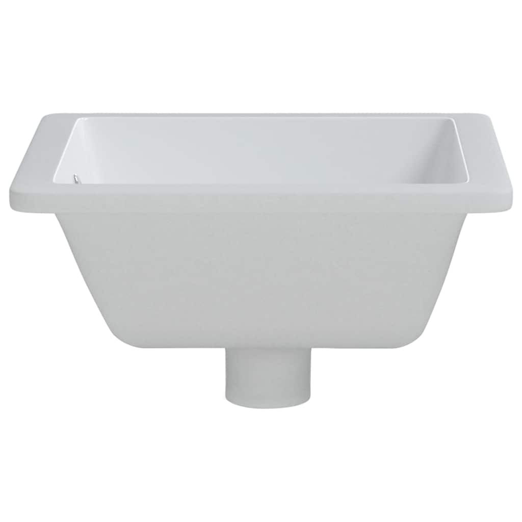 Moderne Witte Rechthoekige Wastafel 39x30 cm Keramiek - 86% Korting!