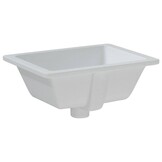 Moderne Witte Rechthoekige Wastafel 39x30 cm Keramiek - 86% Korting!