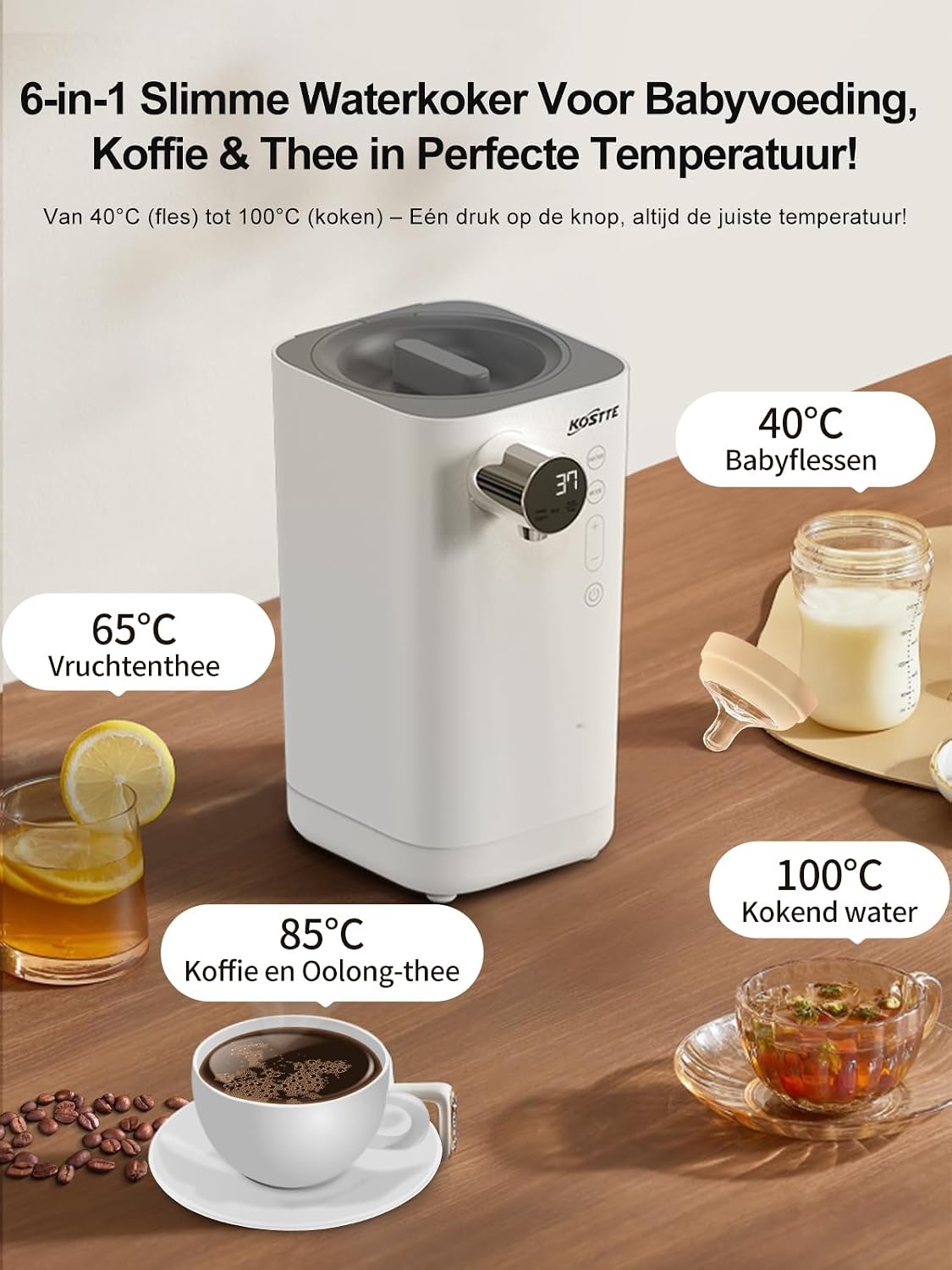 Automatische Flesvoedingbereider - 60% Korting