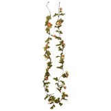 6x Kerstslinger Bloemen Zonsondergang Rood 215cm - 75% Korting