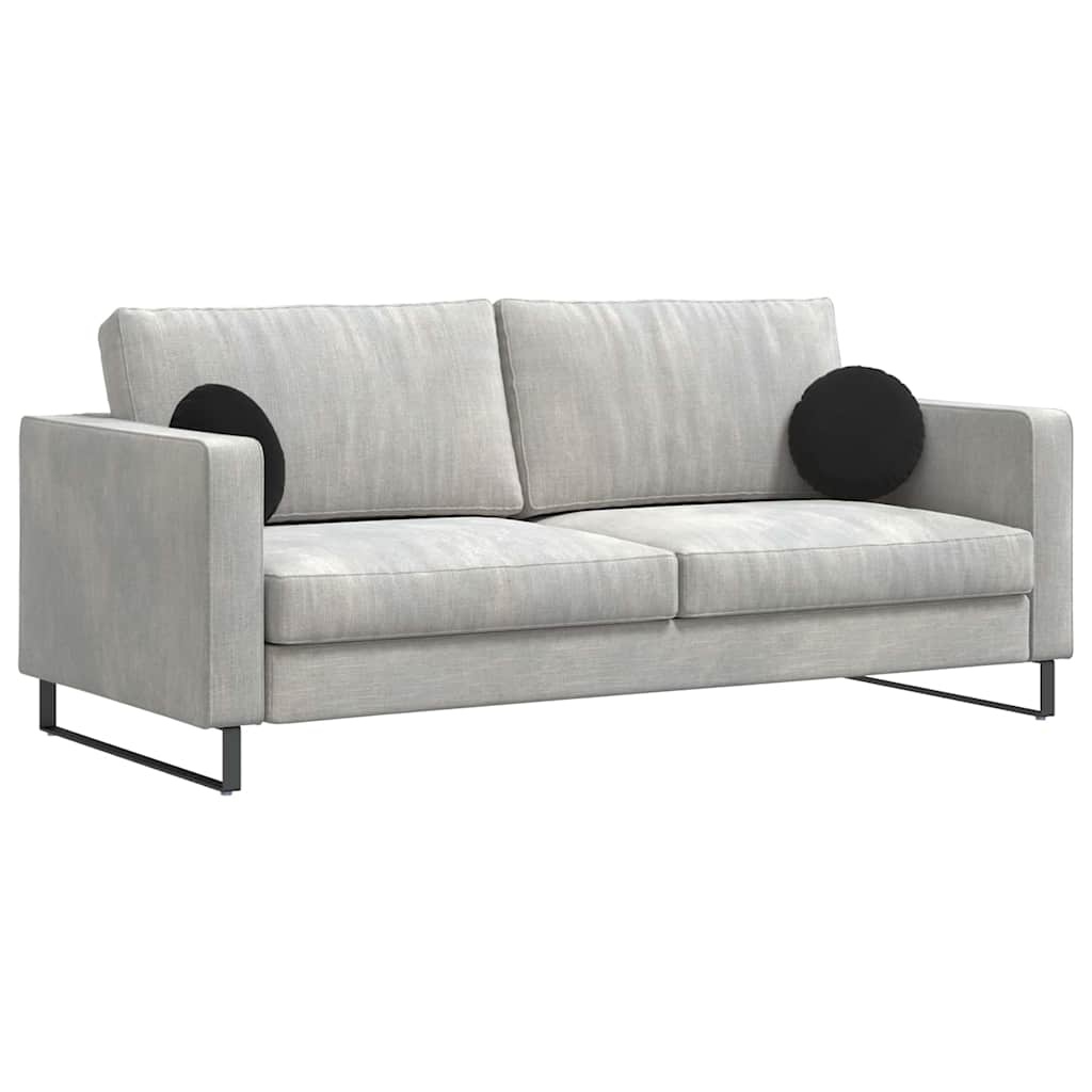 VidaXL Zitkussens 2 stuks Zwart Fluweel Ø 40 x 13 cm (59% Korting)