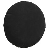 VidaXL Zitkussens 2 stuks Zwart Fluweel Ø 40 x 13 cm (59% Korting)