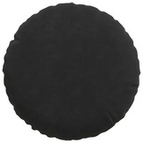 VidaXL Zitkussens 2 stuks Zwart Fluweel Ø 40 x 13 cm (59% Korting)