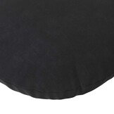 VidaXL Zitkussens 2 stuks Zwart Fluweel Ø 40 x 13 cm (59% Korting)