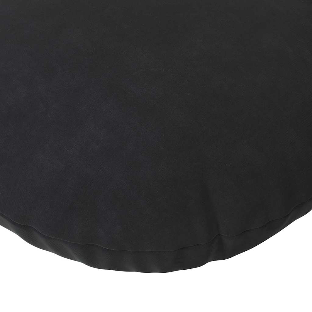 VidaXL Zitkussens 2 stuks Zwart Fluweel Ø 40 x 13 cm (59% Korting)