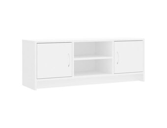 Wit TV-meubel 102x30x37,5 cm Bewerkt Hout - 34% Korting!