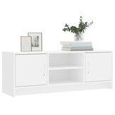 Wit TV-meubel 102x30x37,5 cm Bewerkt Hout - 34% Korting!