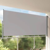 Uittrekbaar Tuinscherm 160x300 cm Grijs - 29% Korting!