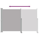 Uittrekbaar Tuinscherm 160x300 cm Grijs - 29% Korting!