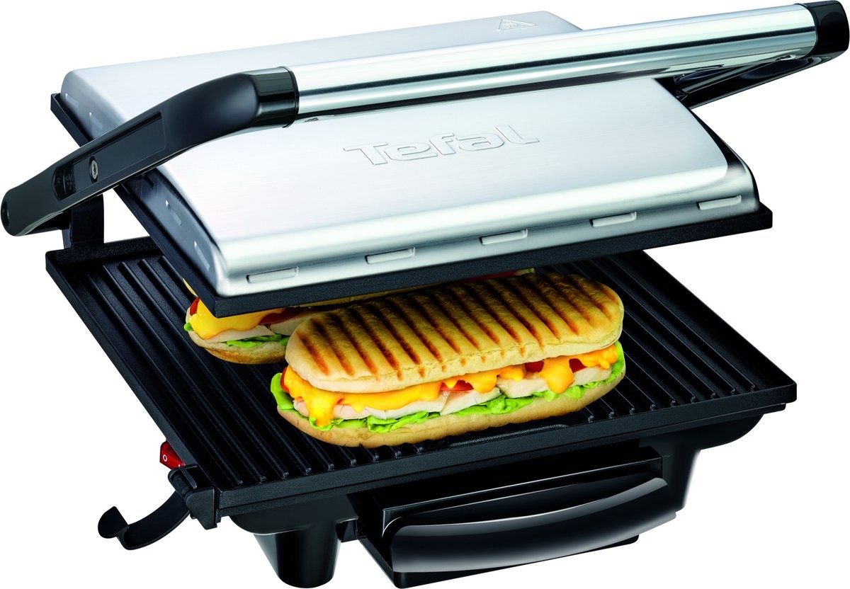 Contactgrill 2000W RVS - Panini, Tosti, Vlees & Groenten - 29% Korting!
