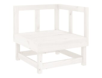 Tuinhoekbank Grenenhout Wit: 53% Korting!