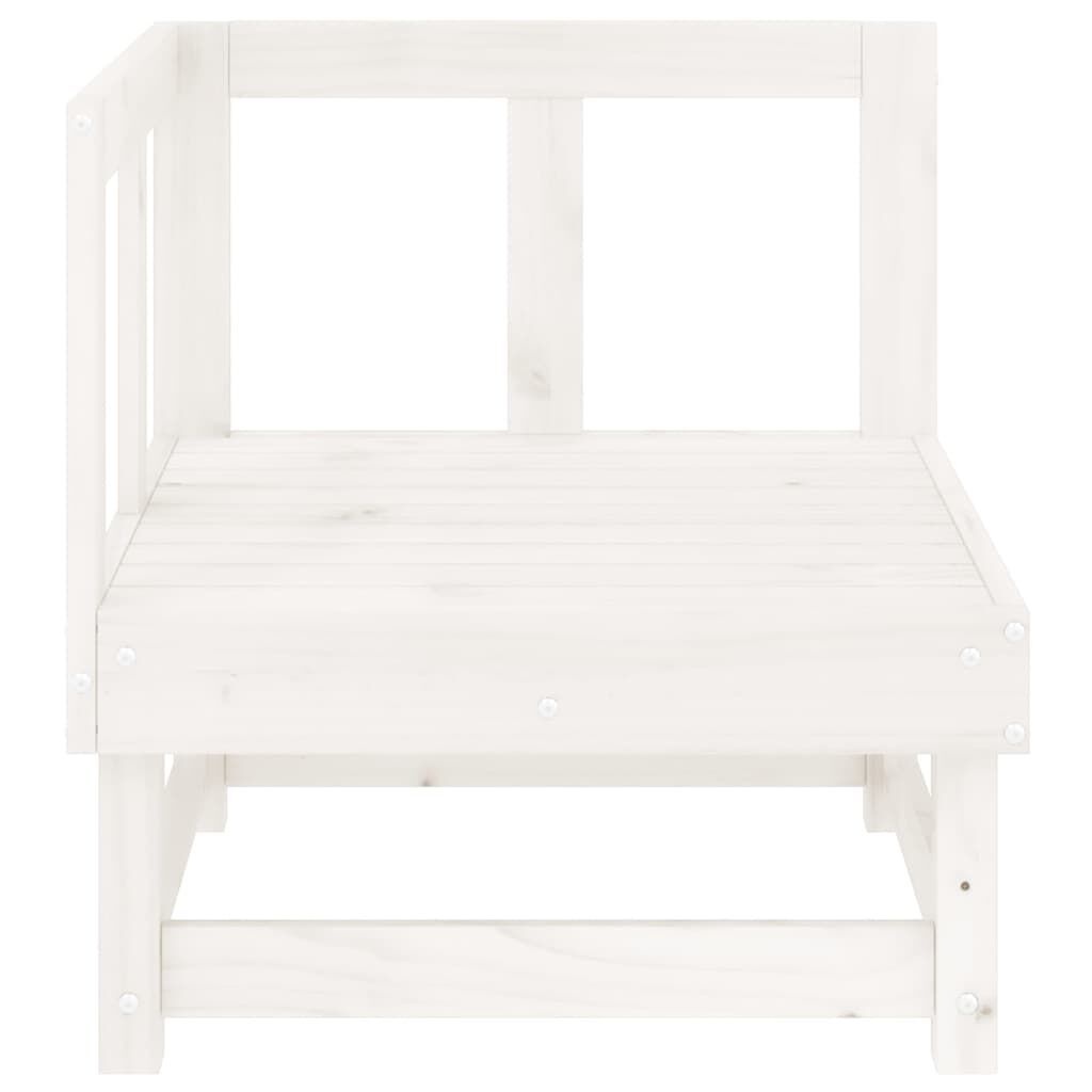Tuinhoekbank Grenenhout Wit - 71% Korting