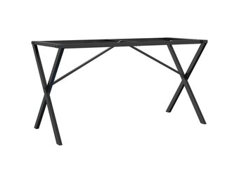 X-frame Eettafelpoten Gietijzer - 120x60x73 cm - 34% Korting