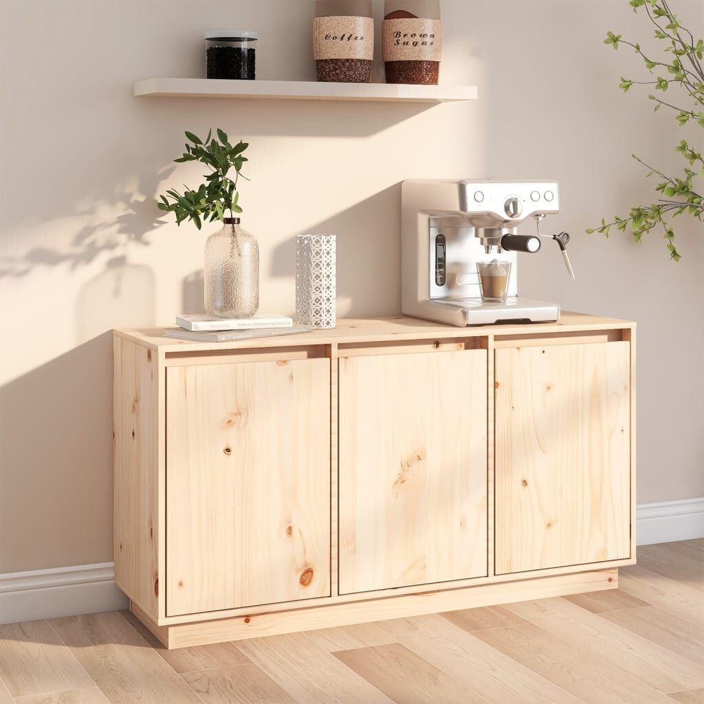 vidaXL Dressoir 111x34x60 cm Grenenhout - 54% Korting!