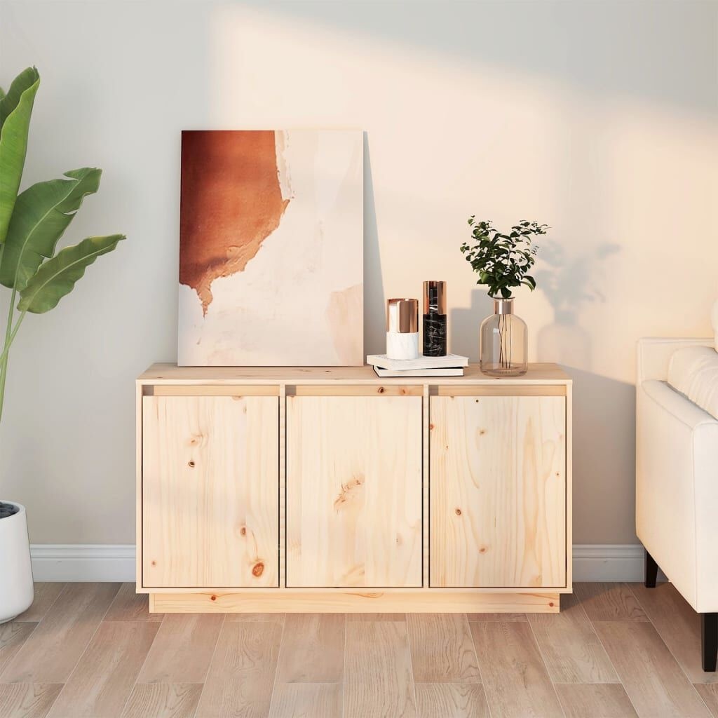 vidaXL Dressoir 111x34x60 cm Grenenhout - 54% Korting!
