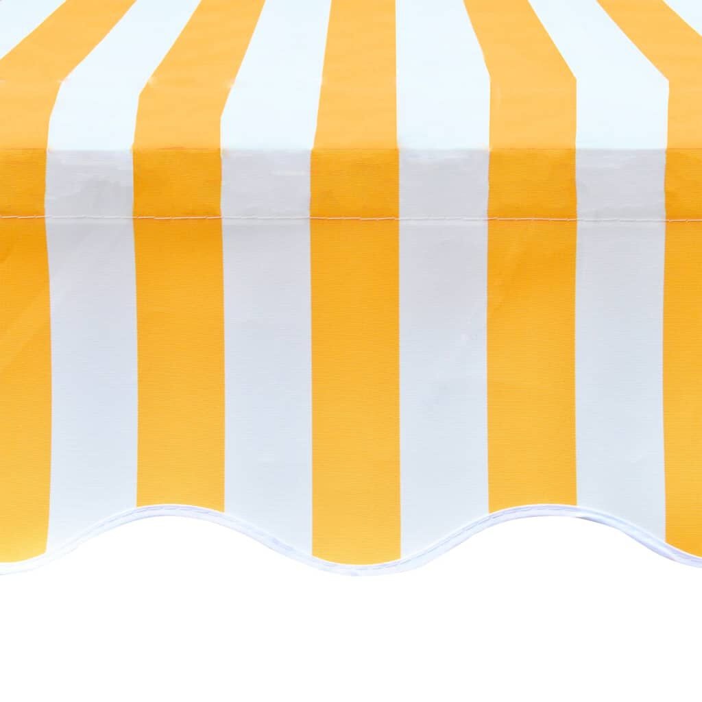 vidaXL Luifeldoek Oranje/Wit 500x300 cm - 34% Korting!