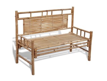 Bamboe Tuinbank 120 cm - 35% Korting