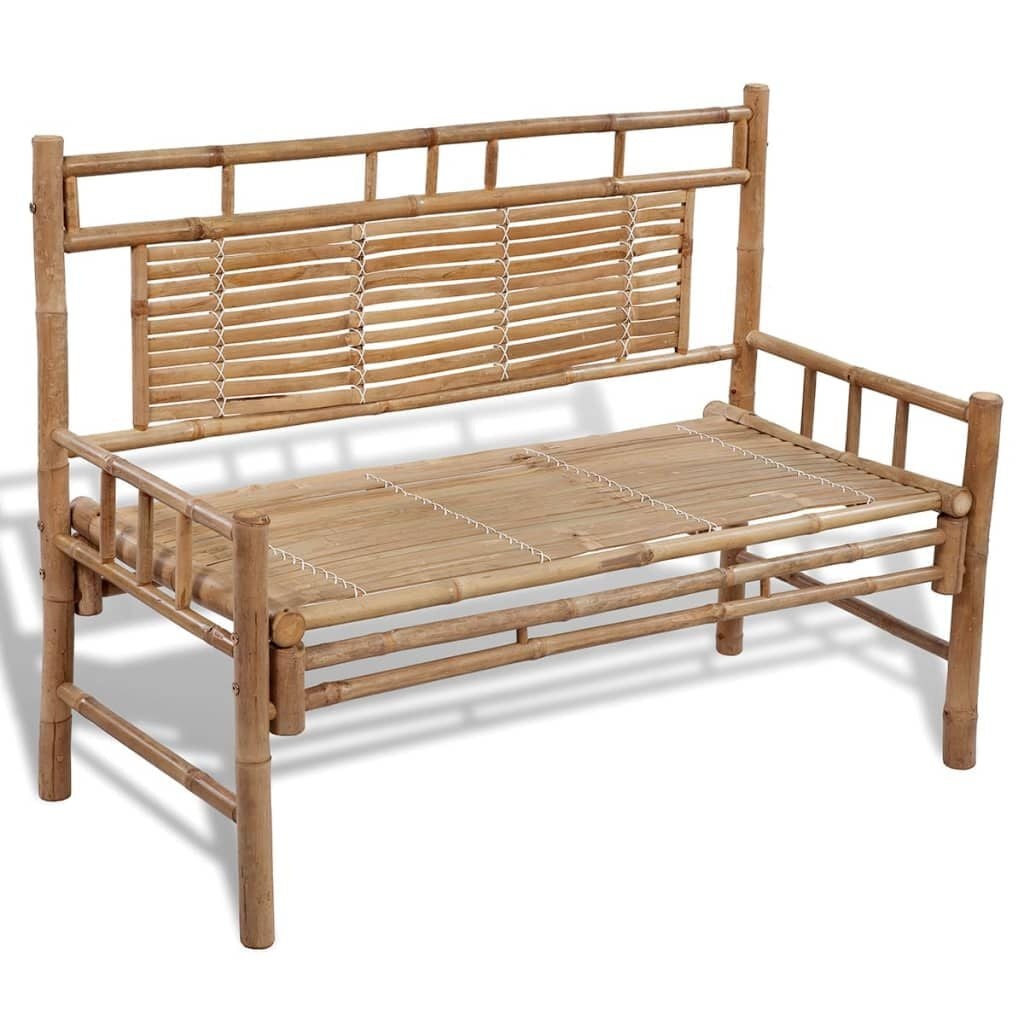 Bamboe Tuinbank 120 cm - 35% Korting