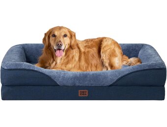 Orthopedisch Hondenbed Memory Foam - Donkerblauw - 55% Korting!