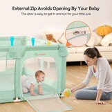Babybox Groen 127x127 cm - 34% Korting!