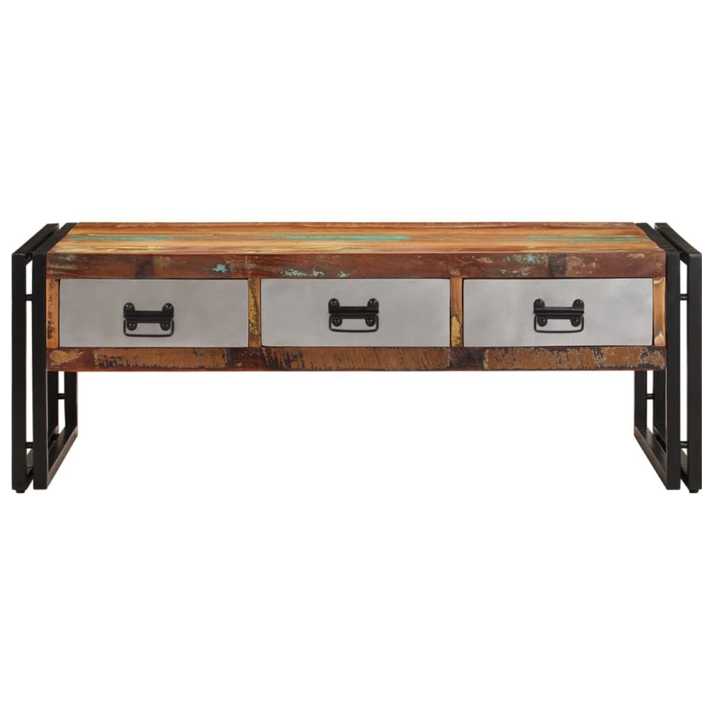 Geretourneerde Salontafel Massief Gerecycled Hout - 59% Korting