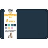 Antislip Siliconen Voerbakmat voor Hond & Kat - Staalblauw (58% korting)