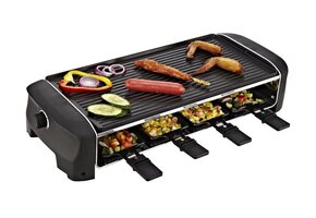 Raclette Gourmetstel 8 Personen 1400W - 51% Korting