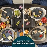Raclette & Gourmetstel voor 8 personen - 1400W met 59% Korting