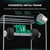 MARS HYDRO Growtent 70x70x160cm, Indoor Kweektent met Reflecterende Mylar Kweektenten voor Hydrocultuur, Afneembaar Bodemblad, voor Planten Kweekruimte