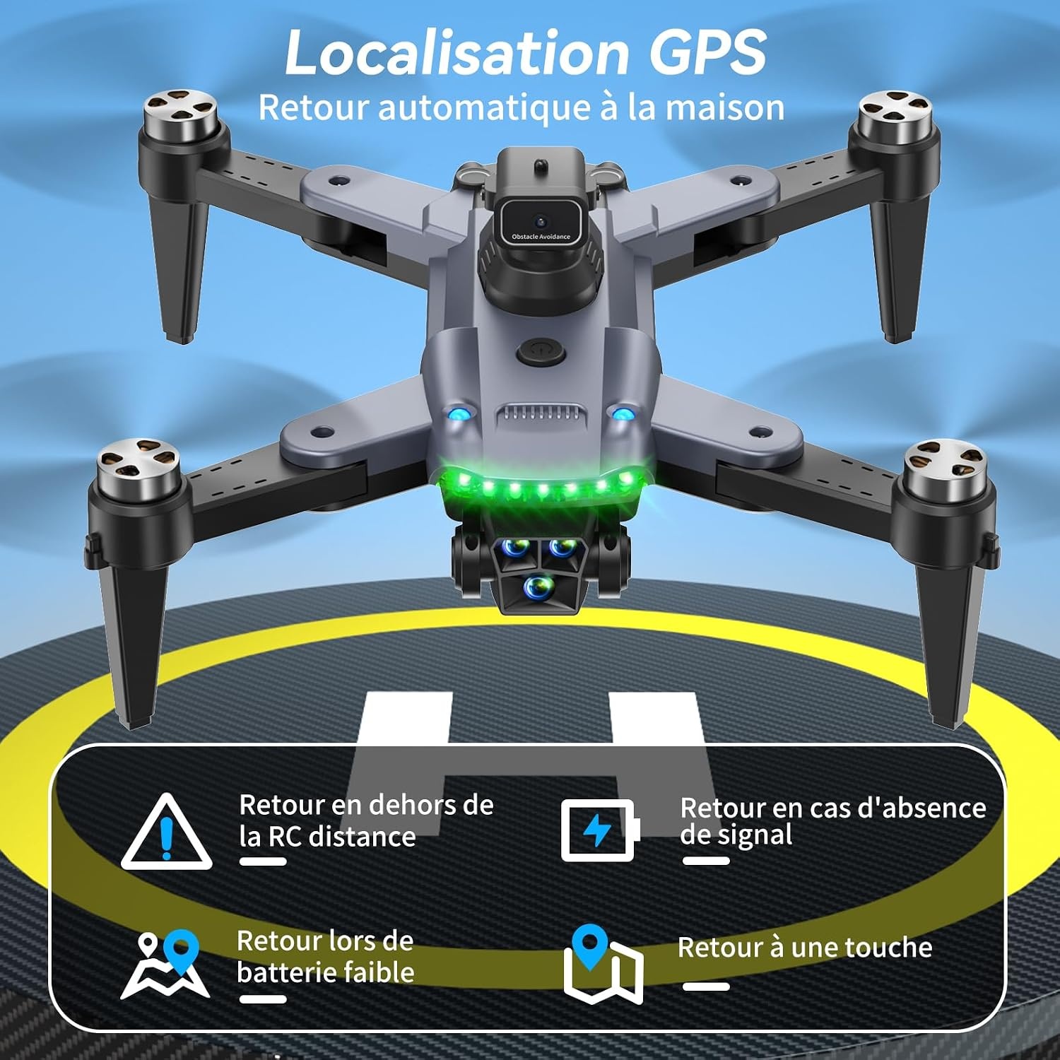 S166 Professionele GPS-drone voor beginners en volwassenen