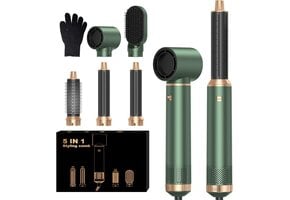 Multistyler Föhnborstel Krultang 5-in-1 1000W Groen | 47% Korting