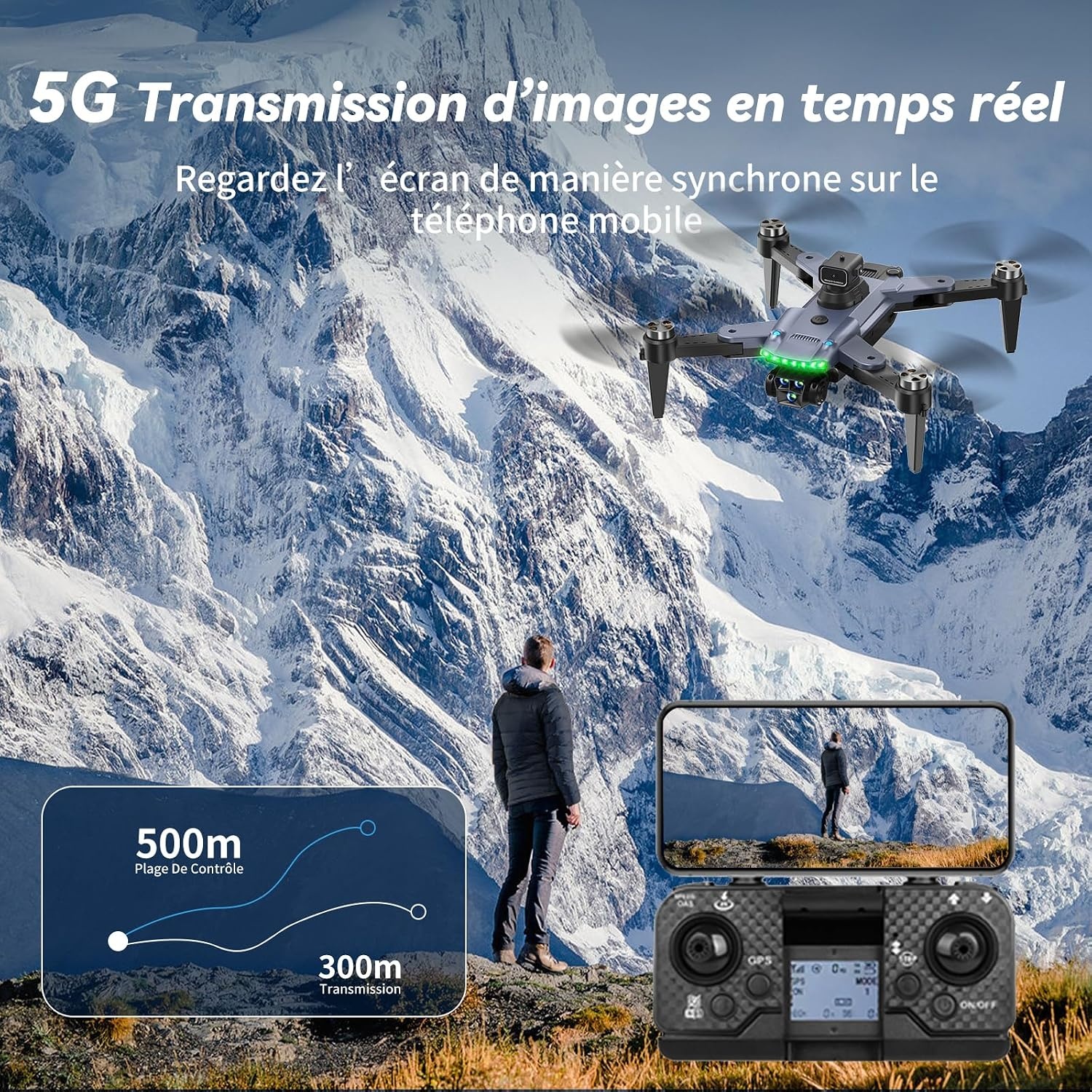 S166 GPS-drone met 4K Follow Me camera