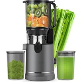 Slow Juicer Titanium Grijs 400W met 147 mm vulopening en 1,8 liter kan