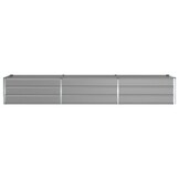 vidaXL Plantenbak Lichtgrijs 480 x 50 x 45 cm Gegalvaniseerd staal