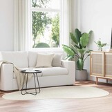 VidaXL Tapijt Crème 160x230 cm Polyester - 61% Korting